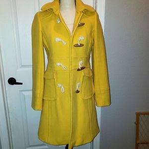 J Crew Womens Coat Golden Yellow size 6